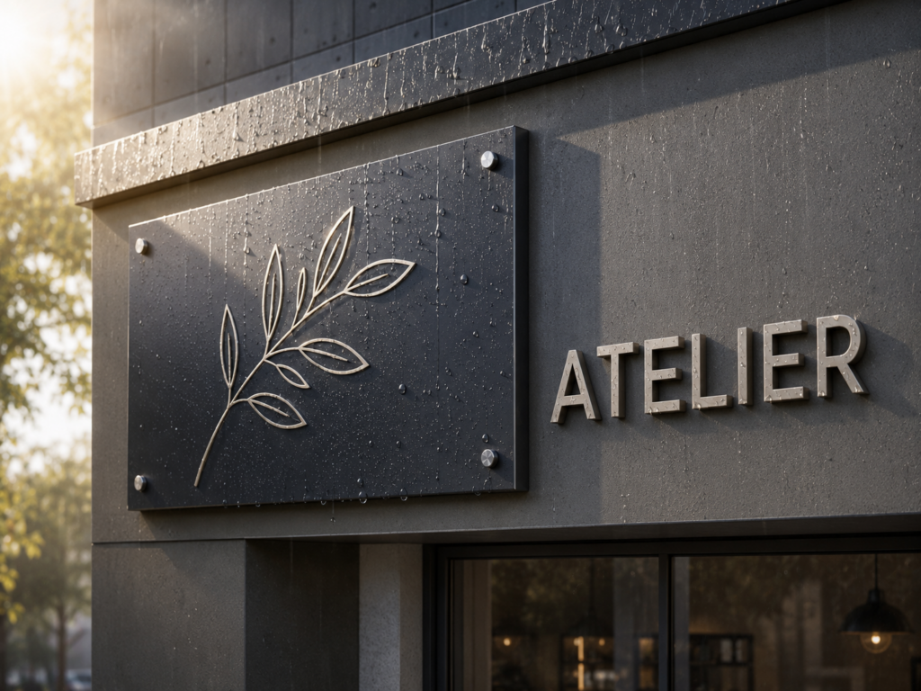 une enseigne durable